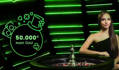 Canlı Casino 50.000 Euro Nakit Ödül Dağıtıyor 50k
